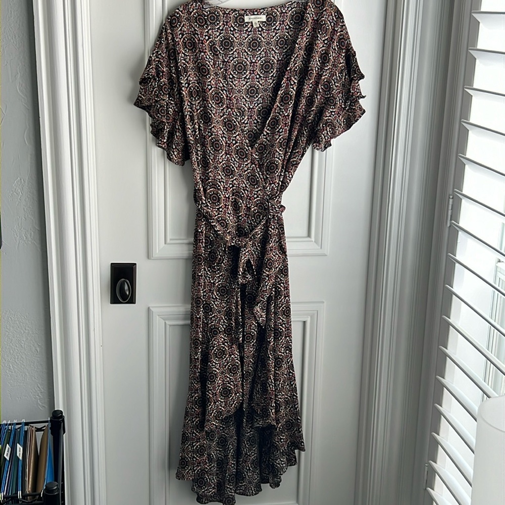 Tie Front Wrap Dress